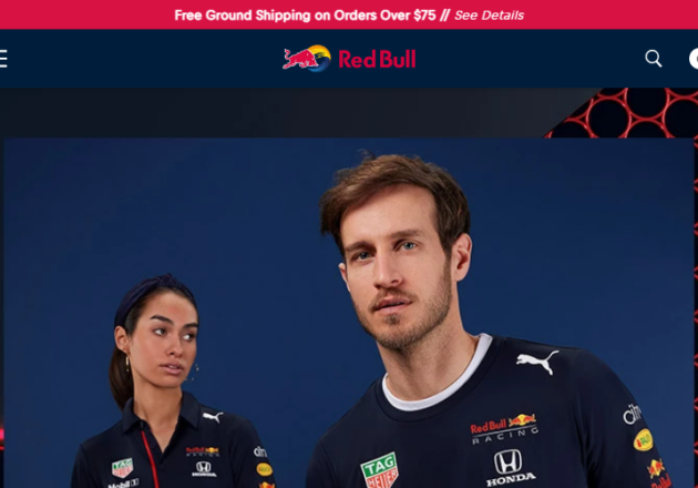 Red Bull Shop US | Red Bull's Official Online Storeキャプチャー