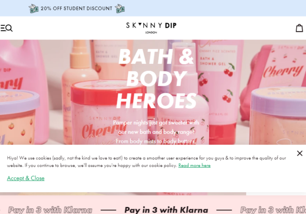 Skinnydip London | Phone Cases, Womens Clothing, Gifts & Accessoriesキャプチャー
