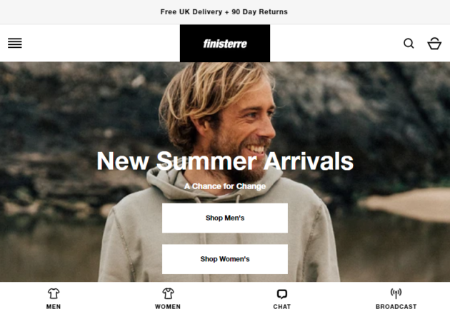 Finisterre – Product | Environment | Peopleキャプチャー