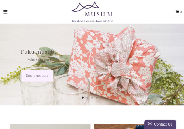 Musubi Furoshiki | Kyoto manufacturer of furoshiki since 1937キャプチャー