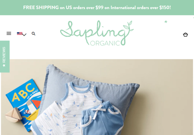 Sapling Child USA | Organic Baby Clothesキャプチャー