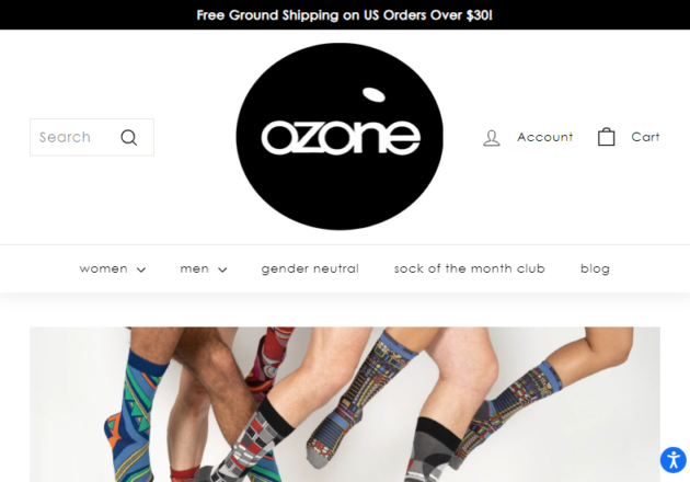 Ozone Socks | Designer Socks For Women and Men | Wearable Artキャプチャー