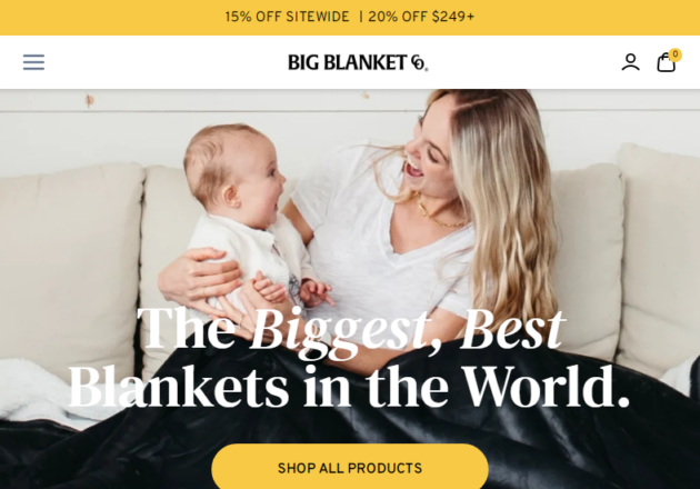 The Biggest, Best Blankets in the World – Big Blanket Сo®キャプチャー