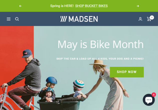 MADSEN Cycles | Electric Cargo Bikes | Carries Up To 4 Kids and Cargoキャプチャー